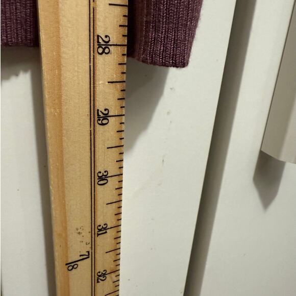 Express Women’s Large Ribbed Striped Turtle Neck Short Sleeve Sweater - Picture 9 of 10